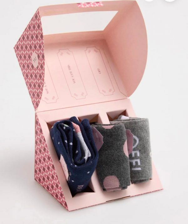 Calcetines de señora Ysabel Mora  pack de 3 unidades de estampado surtido 36/41